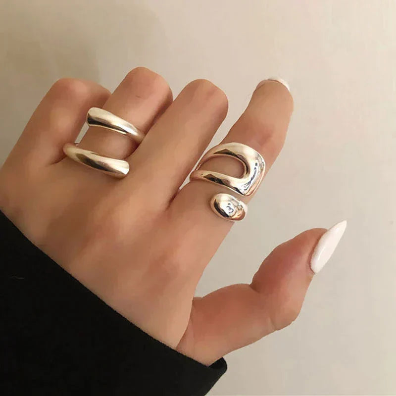 Elegante verstelbare ring