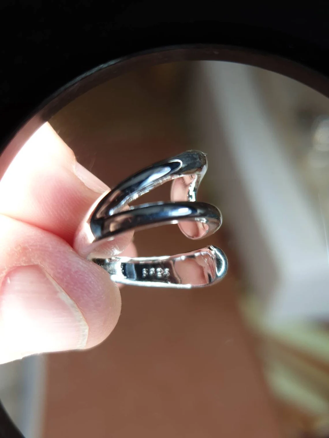 Elegante verstelbare ring