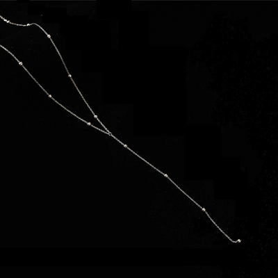 Sleutelbeen-halsketting met kwastjes