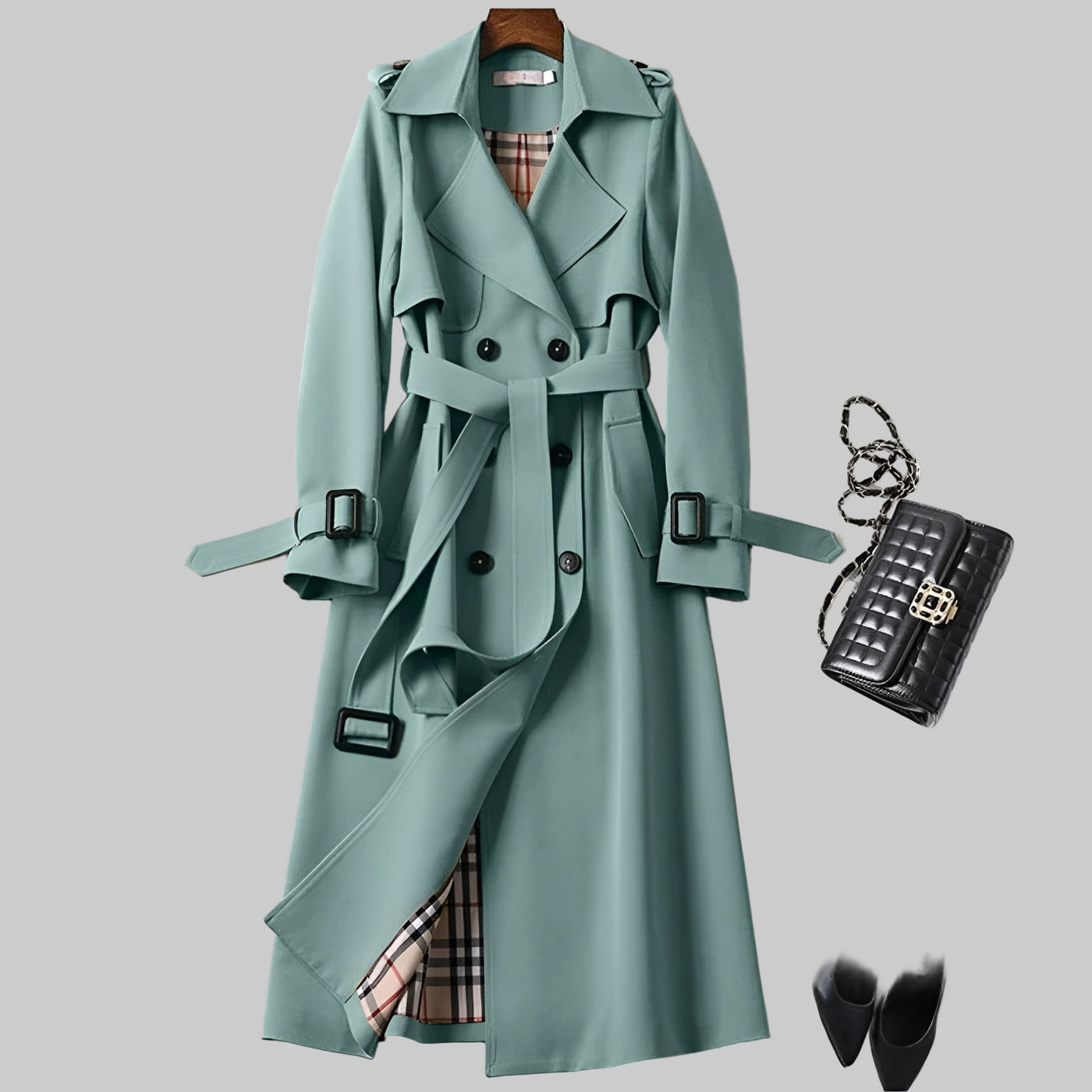 Tijdloze elegante trenchcoat