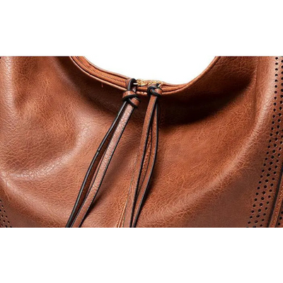 Brunhilde – Klassieke veelzijdigheid vintage schoudertas