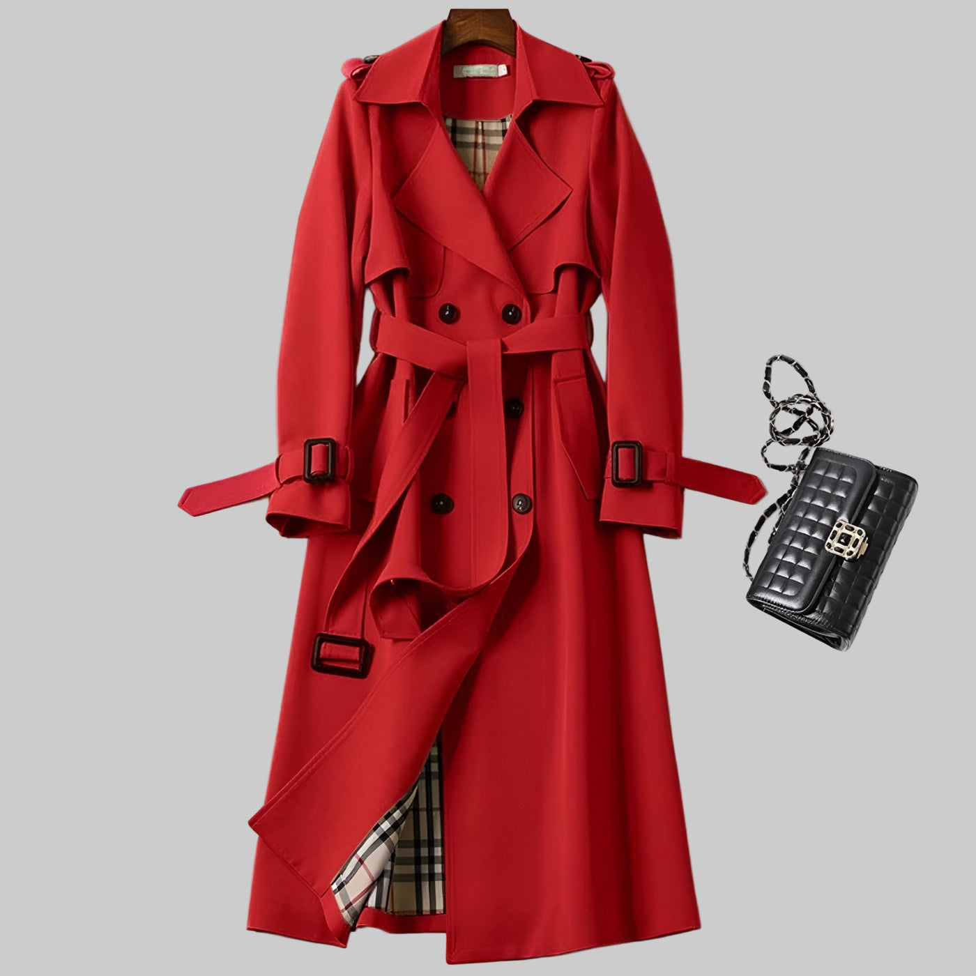 Tijdloze elegante trenchcoat